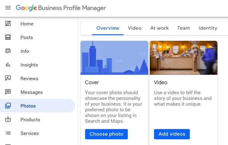 Business Profile photos